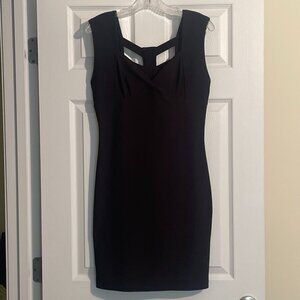 Little Black Dress-No Brand Tag-Size 4-6.  Synthetic Fabric, Condition Good